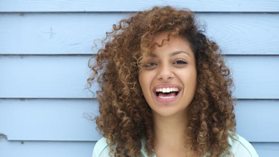 Beautiful woman after anti-aging treatment